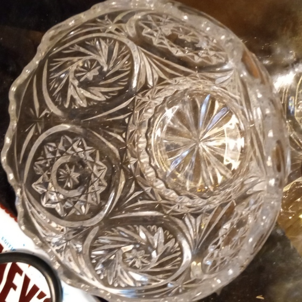 Crystal candy dish